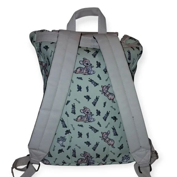 Loungefly Disney Bambi & Thumper Floral Slouch FULL SIZE Backpack - Picture 5 of 7